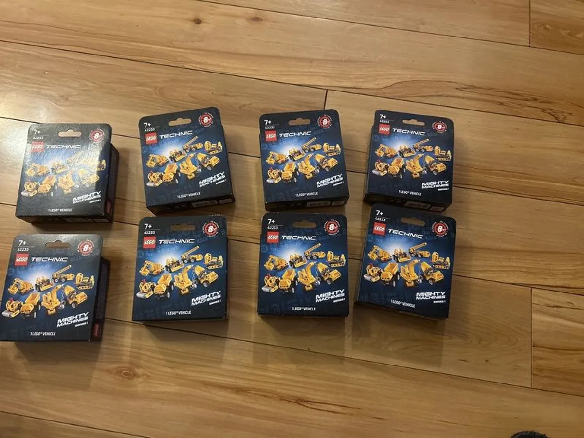 Lego technic mighty machines series 1 complete set