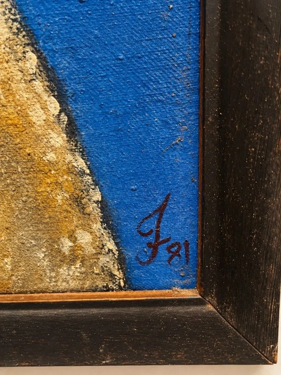 Marilyn Monroe Painting Signed & Framed Hollywood Glamour - Image 4