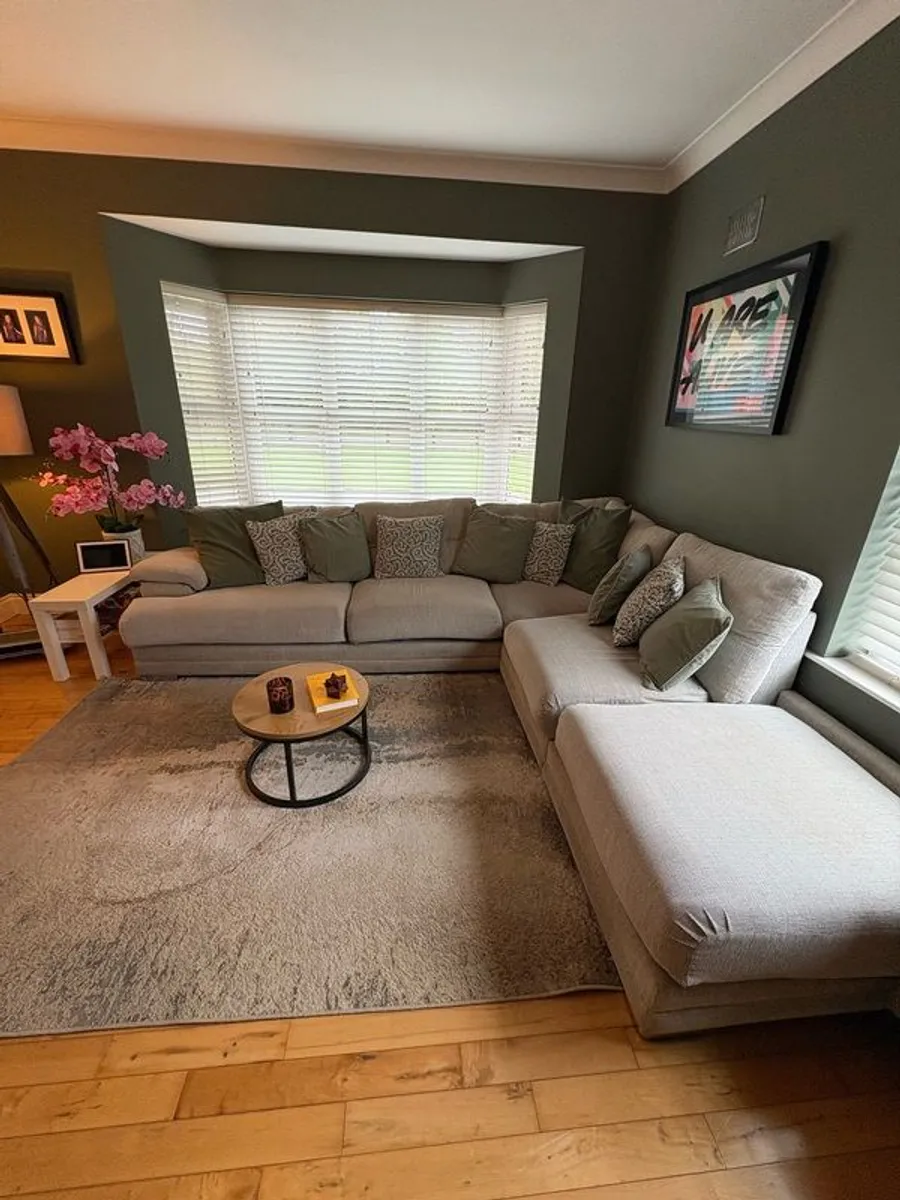Grey Corner Sofa - Image 2