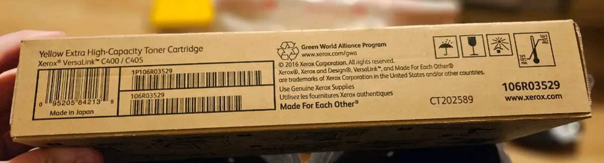 Xerox Extra High Capacity Yellow Toner Cartridge - Image 2