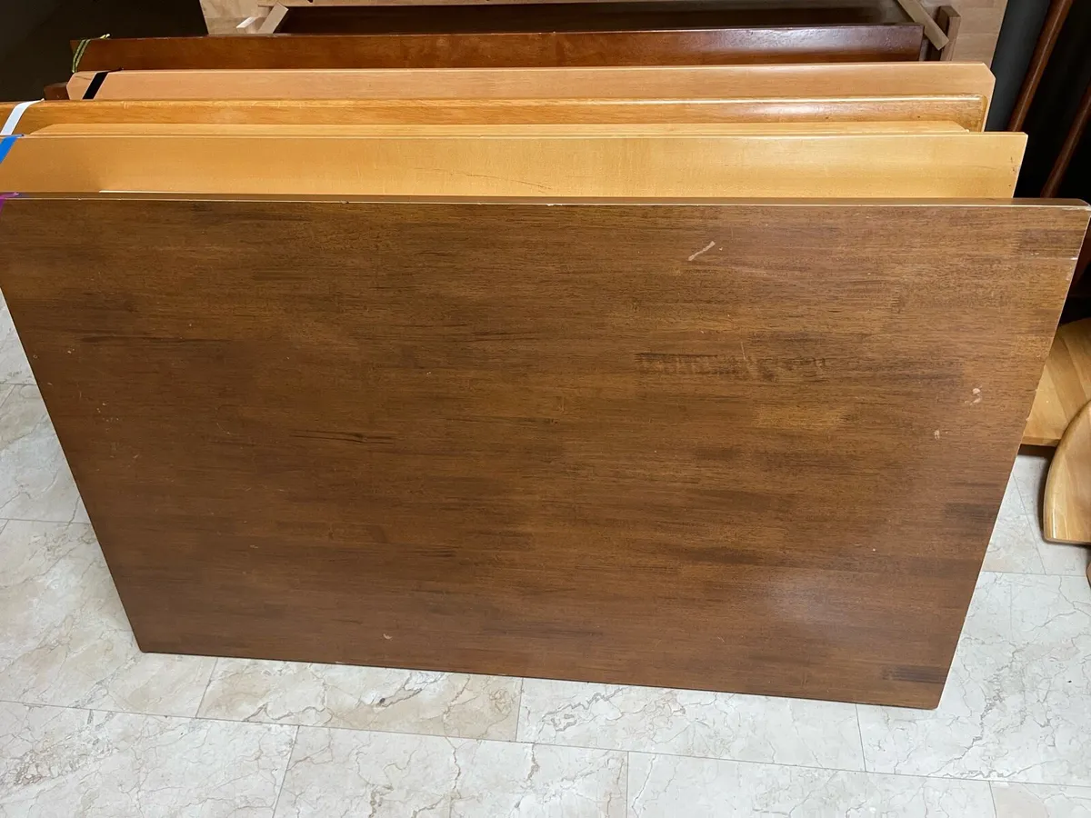 Lovely Solid 5Ft Wooden Kitchen Dining Table - Image 2