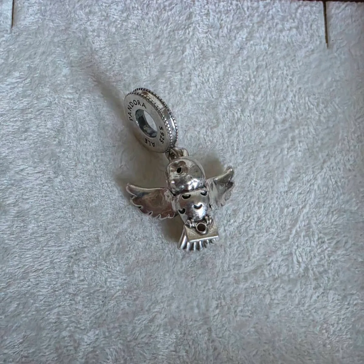 Pandora Harry Potter hedwig Owl dangle charm - Image 1
