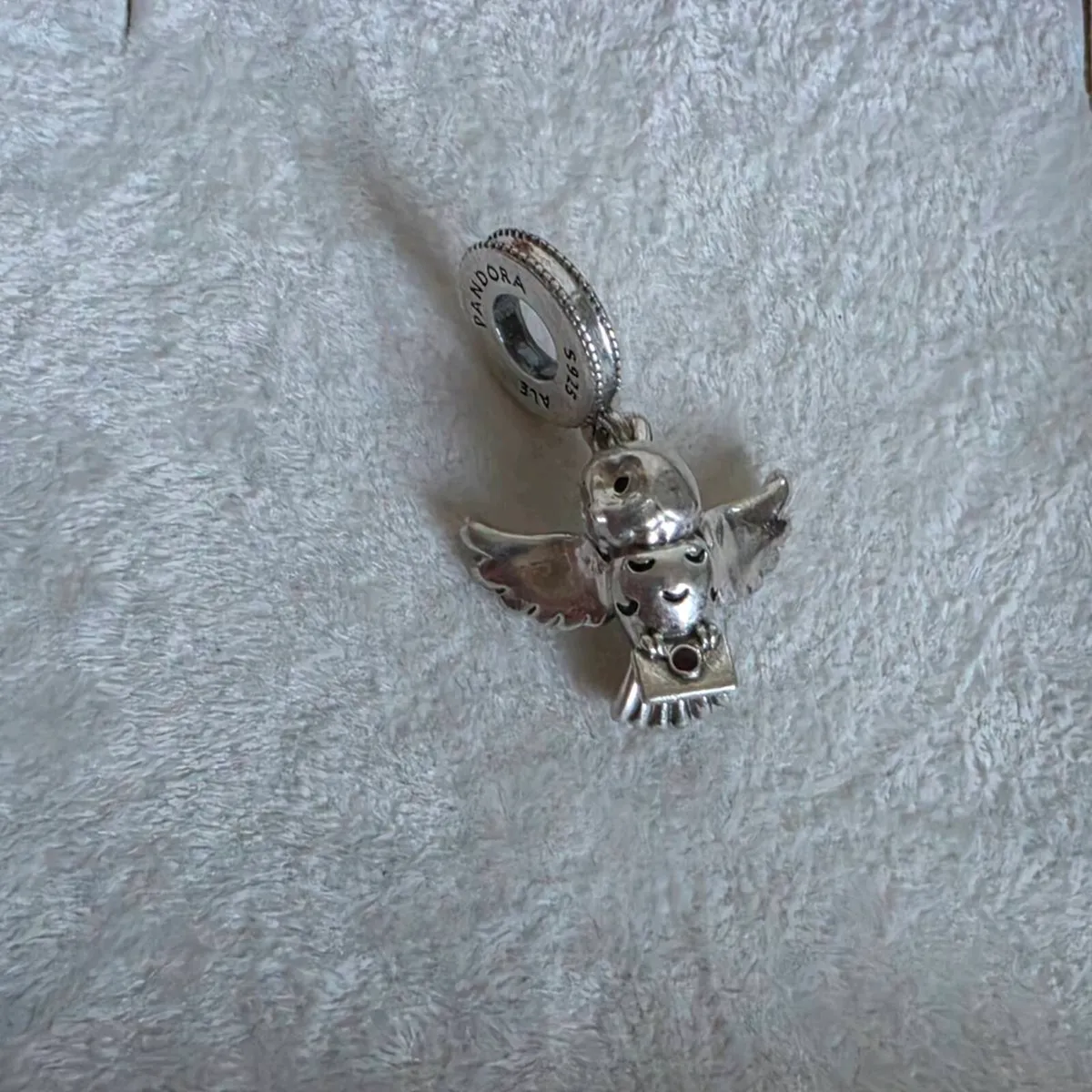 Pandora Harry Potter hedwig Owl dangle charm - Image 3
