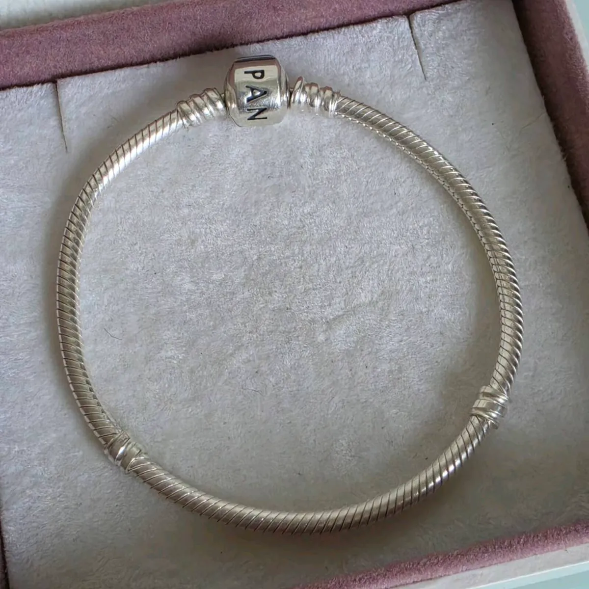 Pandora bracelet barrel clasp size 18cm - Image 3