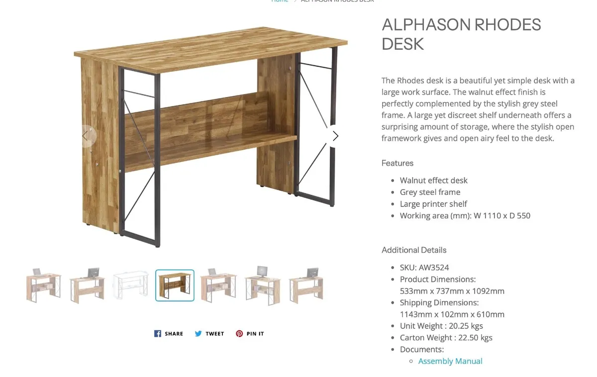 Home Office Desk - Image 3