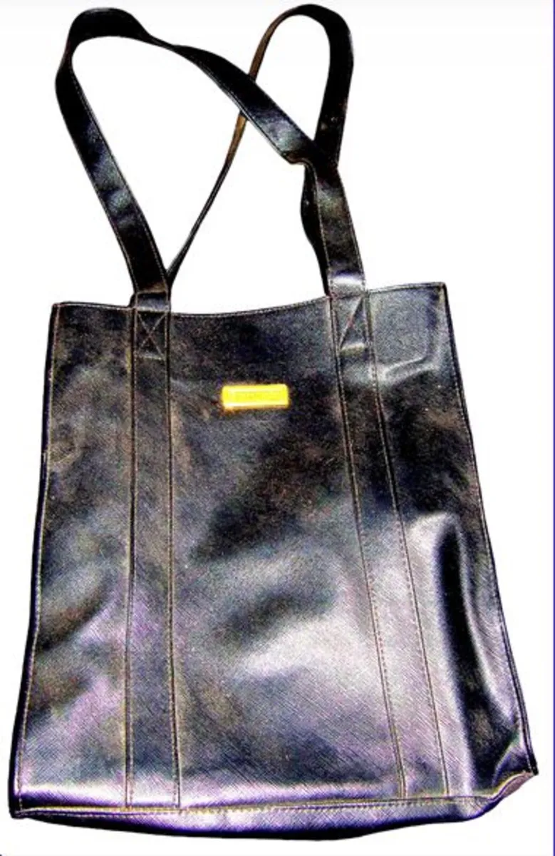 Vintage Elizabeth Arden Black Tote Bag - Image 4