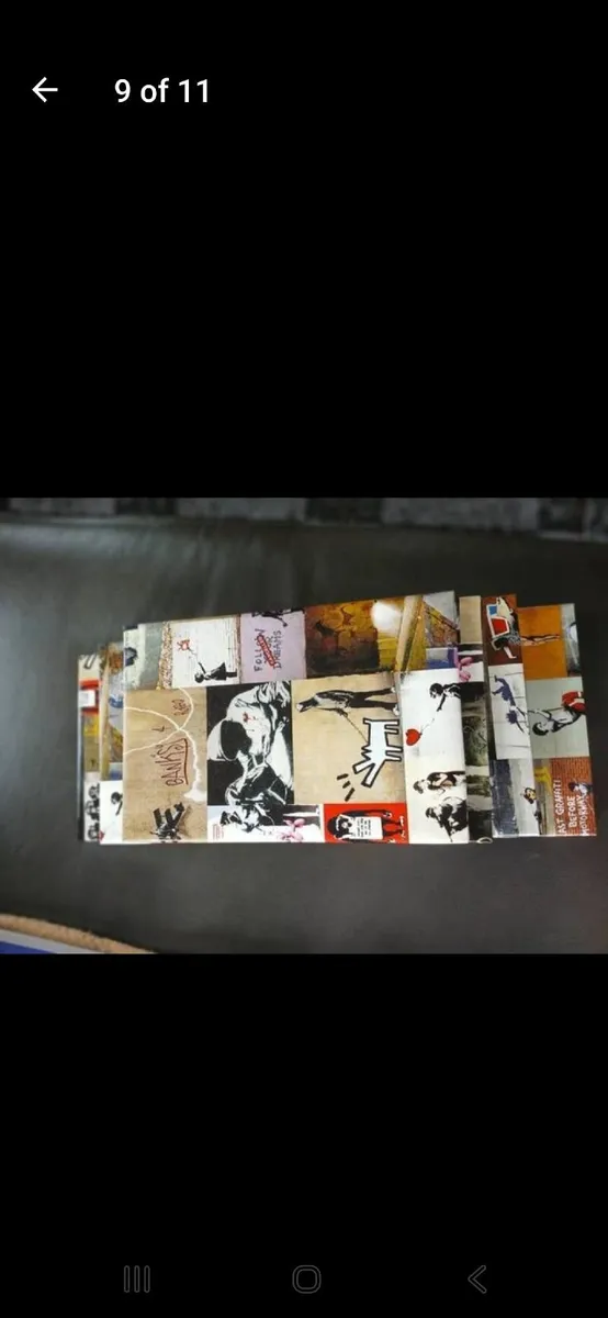 Banksy wall canvas collage  brand new - Image 3