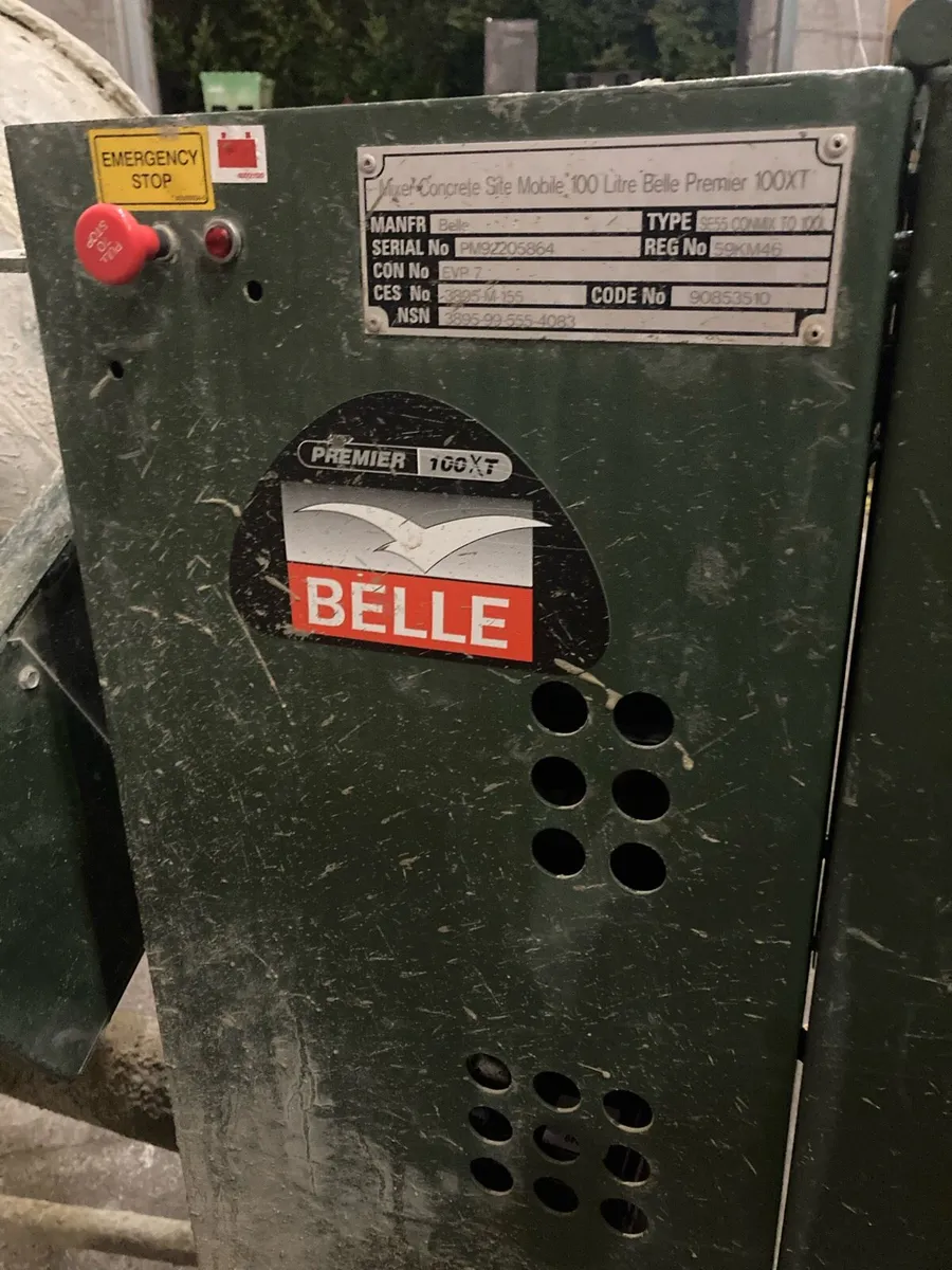 Belle 100 XT Diesel Cement Mixer - Image 4