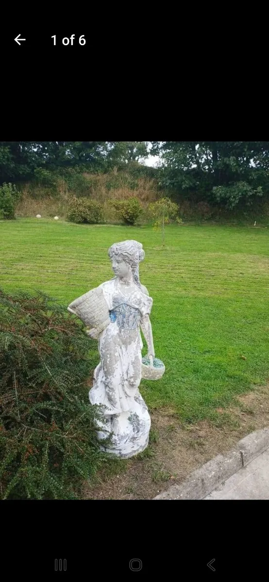 Stone garden statue - Image 1