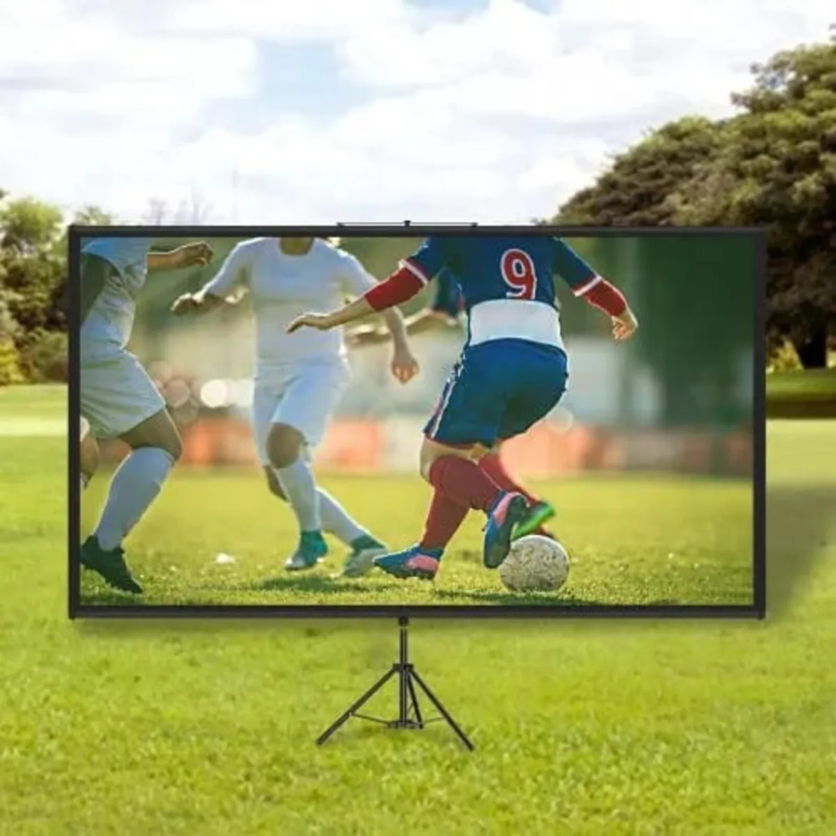 Tripod Projector Screen with Stand 110inch 16:9 4K - Image 4