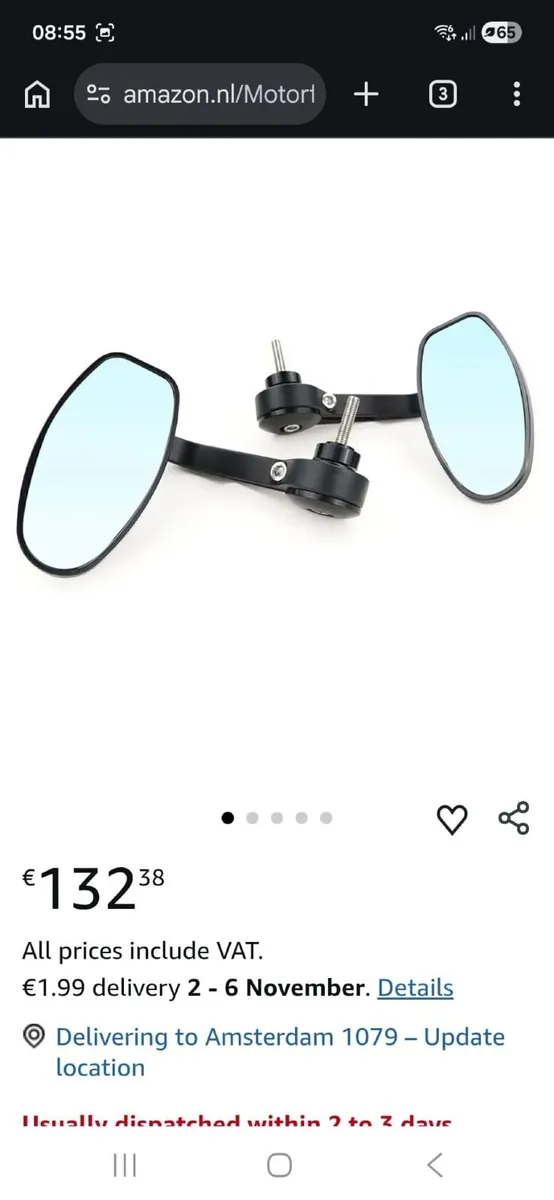 Bar end mirrors - Image 3