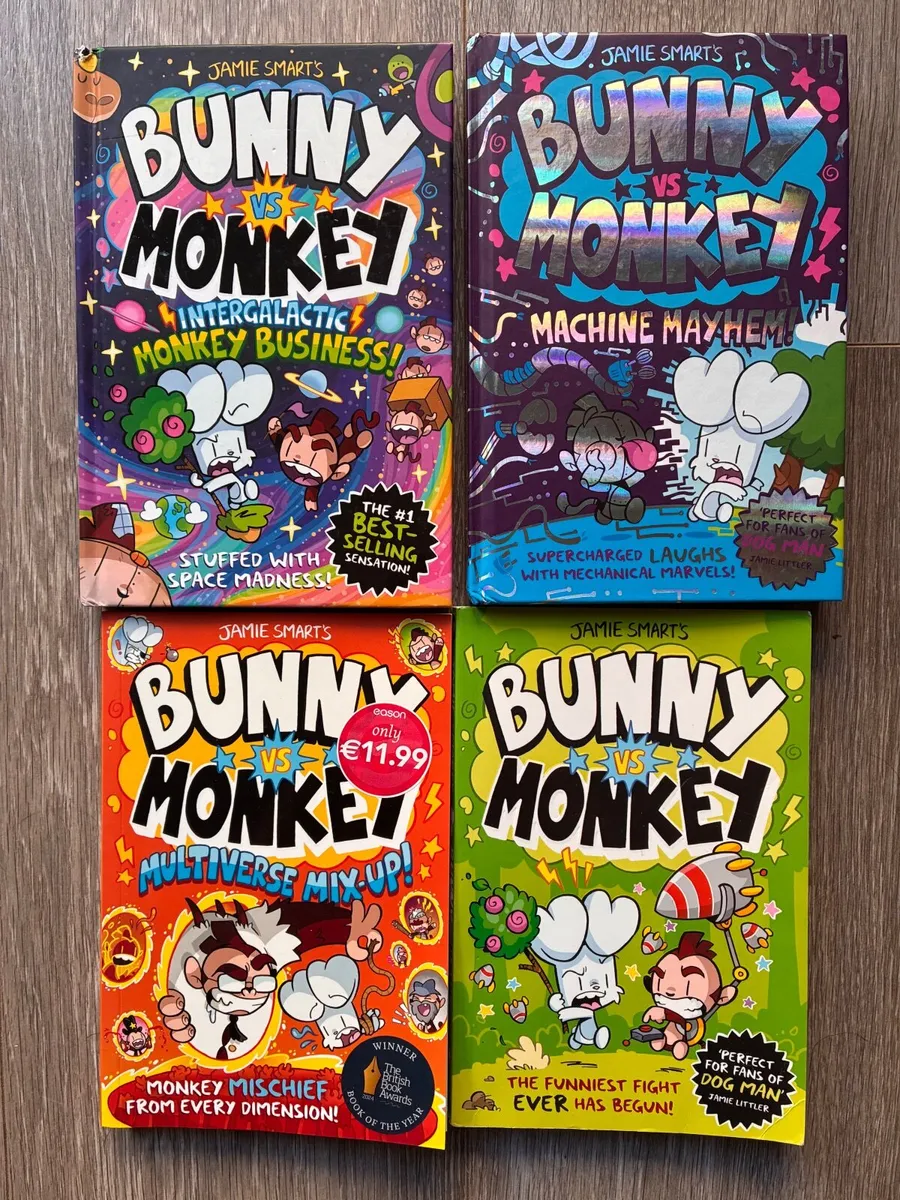 Bunny vs Monkey Book Bundle x4 - Jamie Smart Graph