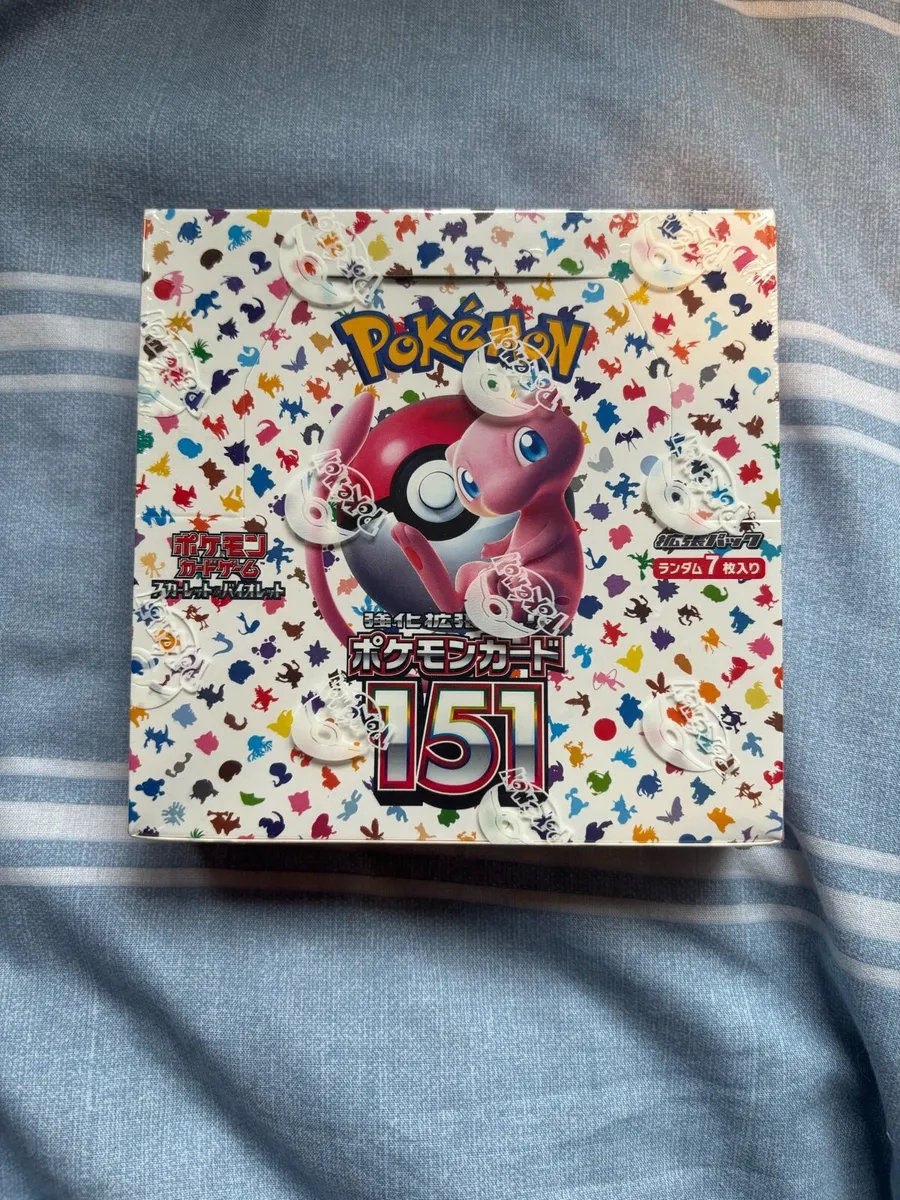 Pokemon 151 Booster Box Japanese - Image 1