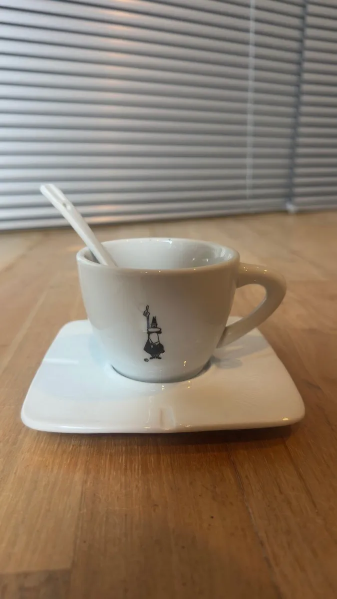 Bialetti 6oz Coffee Cups & Saucers – Set of 2 - Image 2