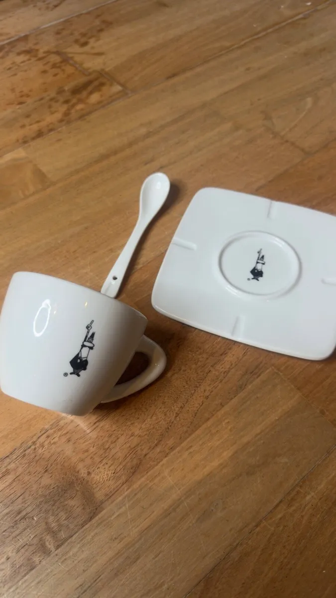 Bialetti 6oz Coffee Cups & Saucers – Set of 2 - Image 3