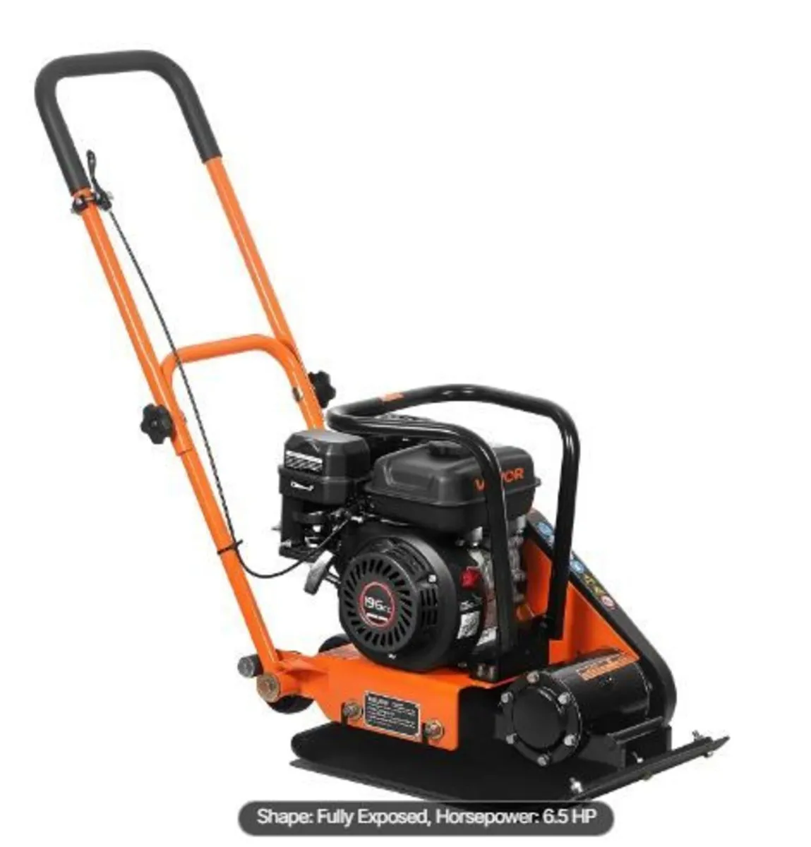 Plate Compactor, 6.5 HP 196CC Gas Engine - Image 3