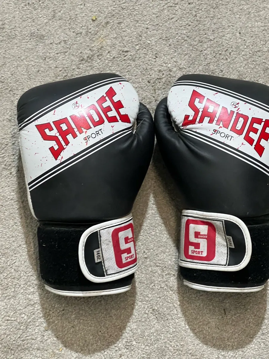 60KG PUNCH BAG WITH GLOVES AND BRACKET - Image 4