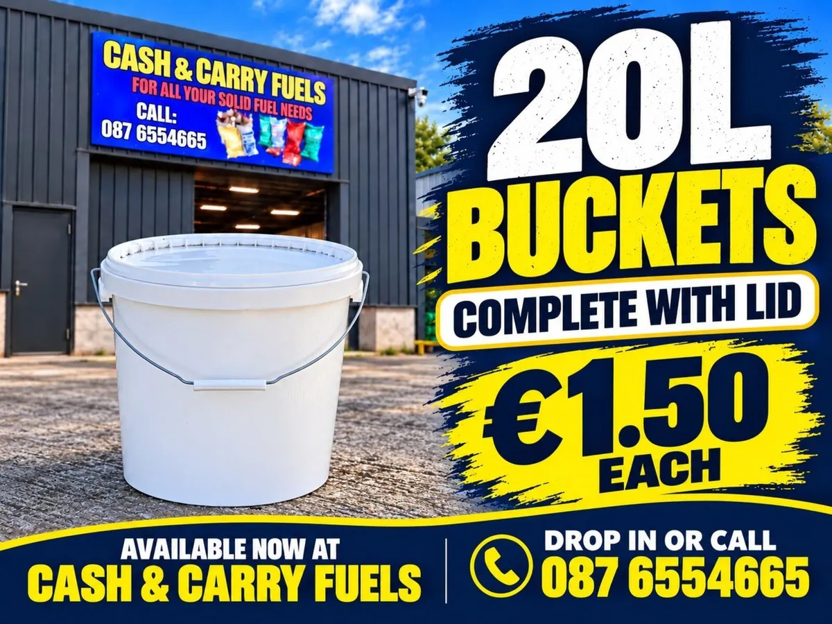 20L Buckets with Lids
