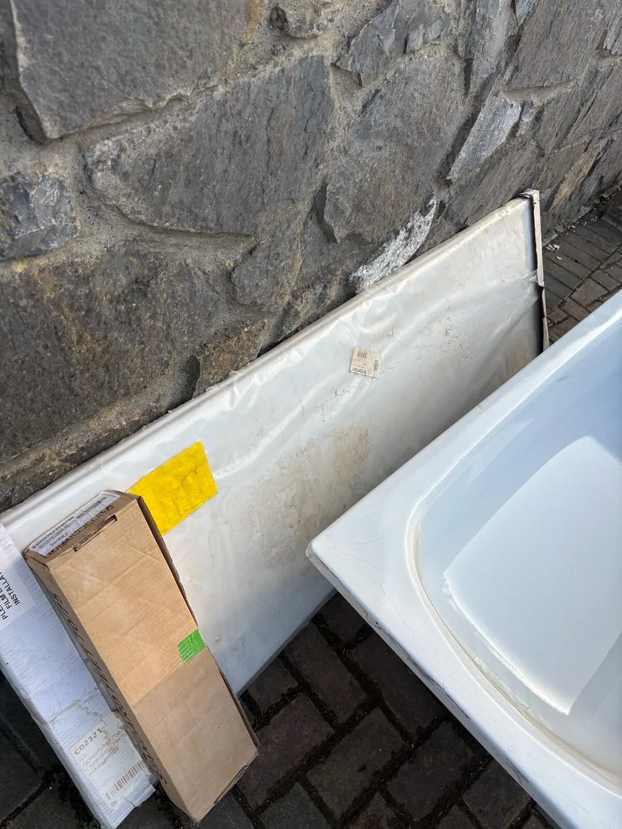 Steel bath with side & legs - Image 4