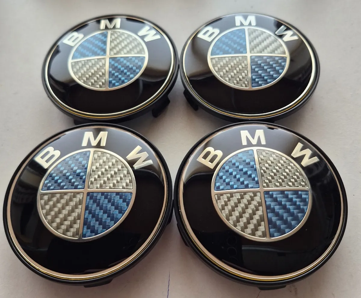 BMW Carbon Fibre Caps - FREE POST - Image 1