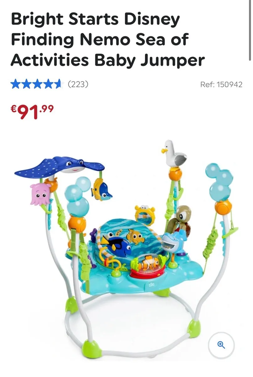 Bright Starts Finding Nemo Baby Jumper Bouncer - Image 2