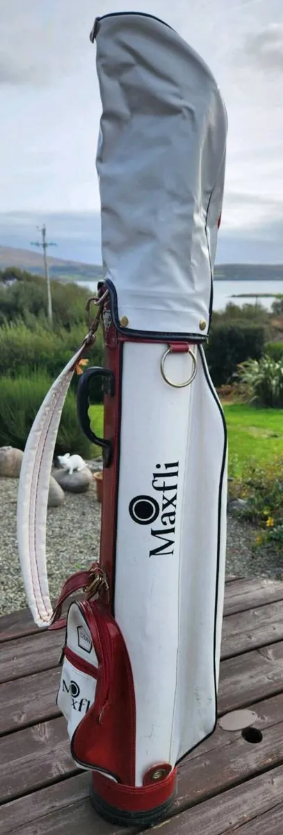 Vintage Vinyl Dunlop Maxfli Sunday bag, comes with - Image 1
