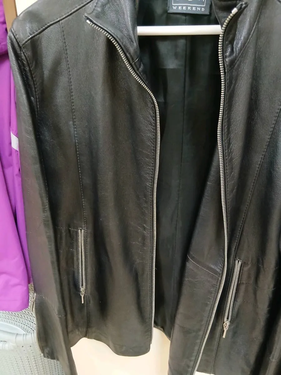 LADIES LEATHER JACKET LIKE NEW - Image 3