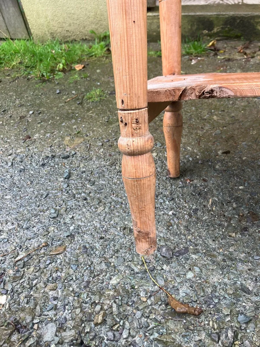 Antique pine wash stand - Image 3