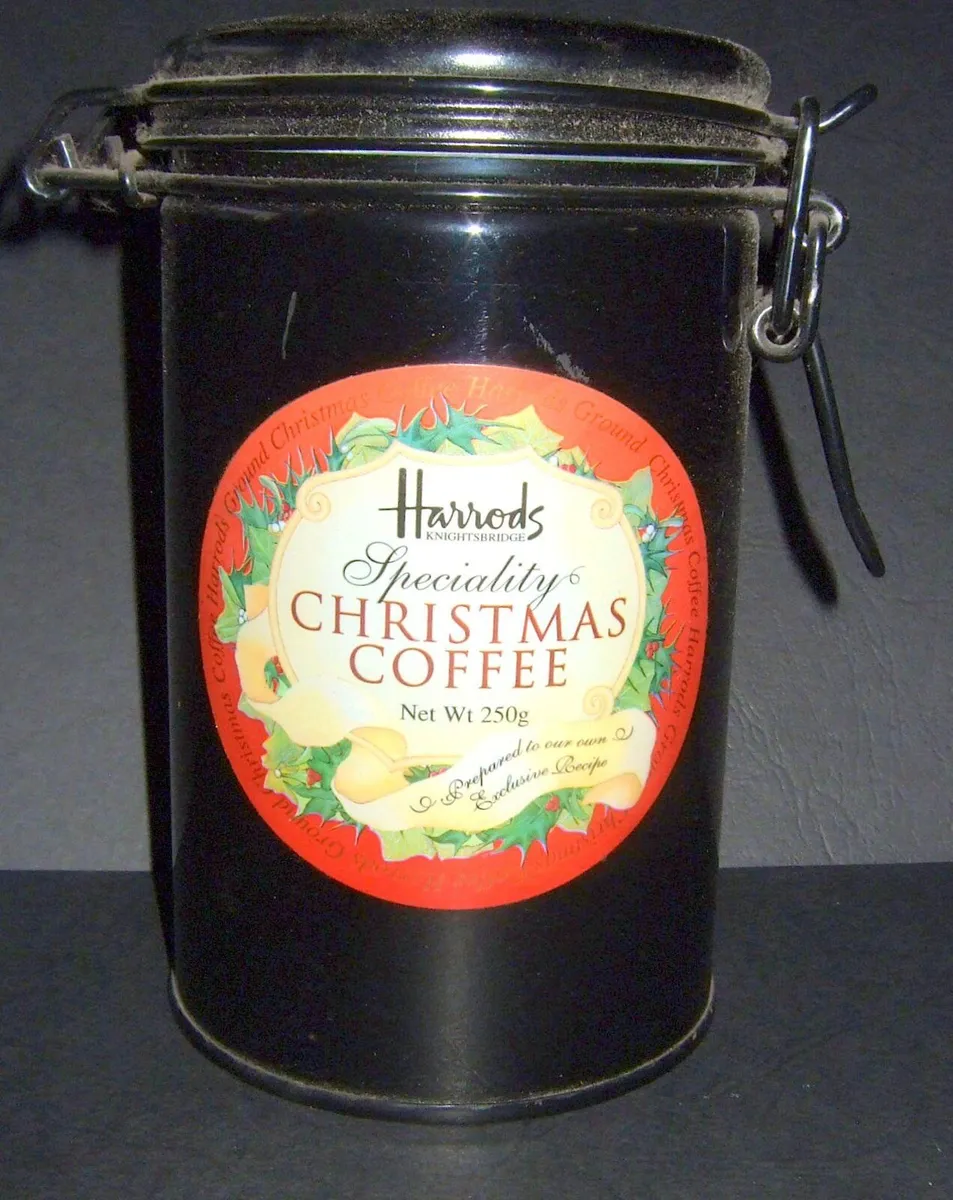 Pristine Sealed Vintage Harrods Christmas Coffee - Image 4