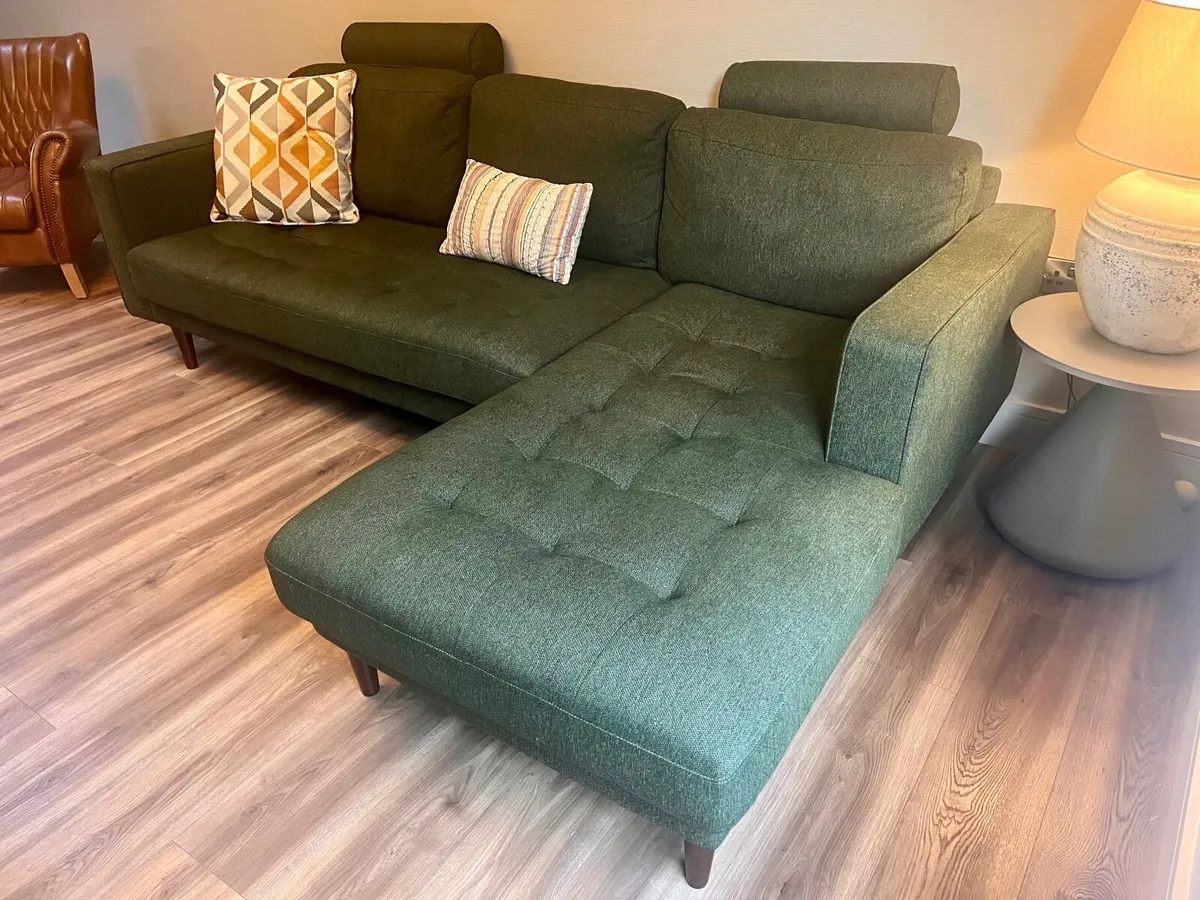 Moss Green RH Corner Sofa - Image 3