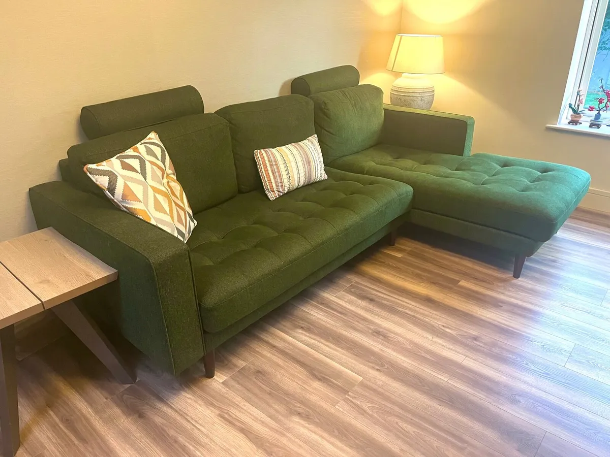 Moss Green RH Corner Sofa - Image 2