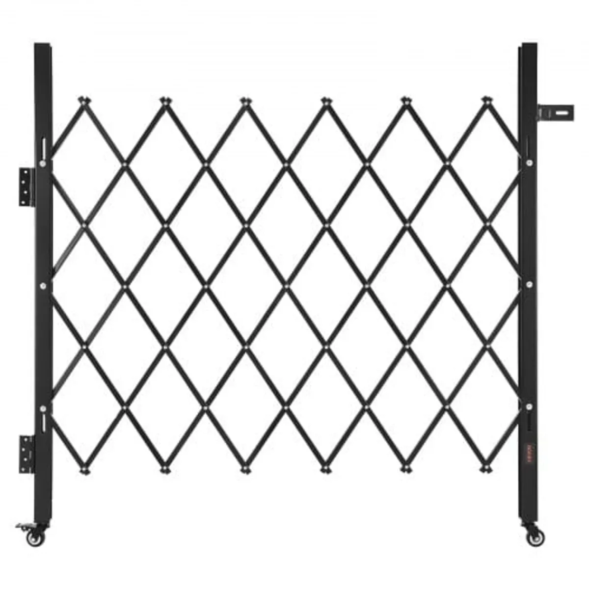 Single Folding Security Gate, Lockable Scissor Gat - Image 2