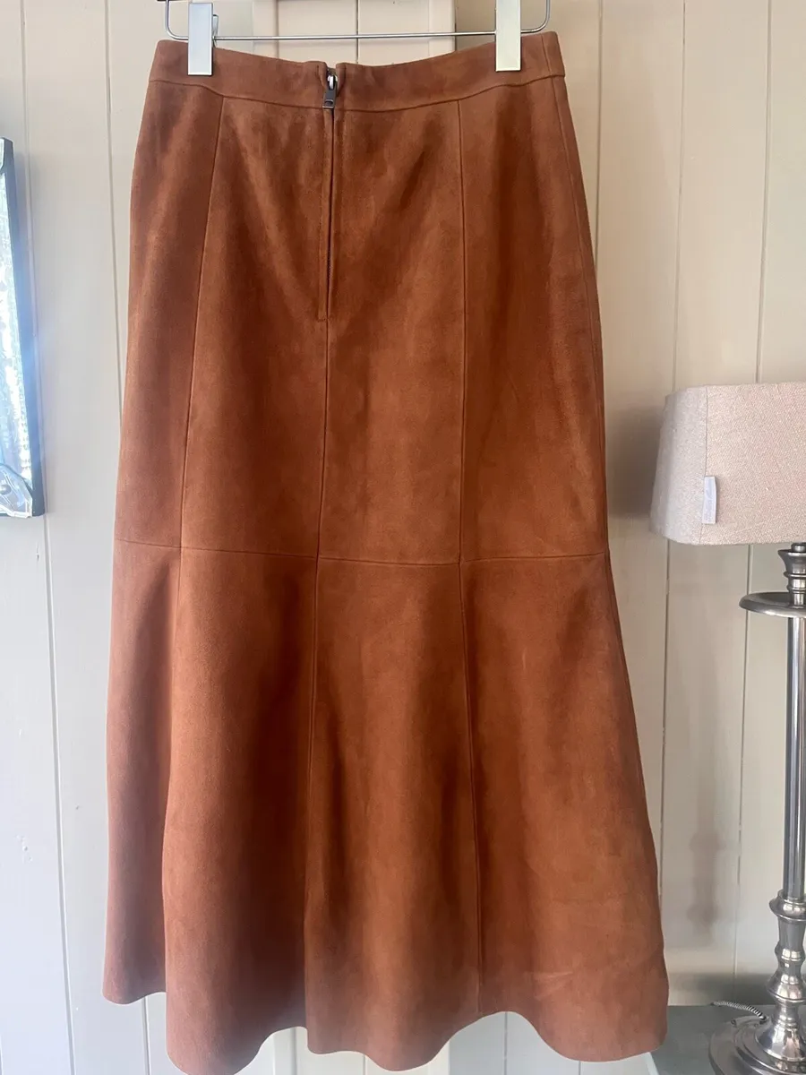 Jaeger Duede brown long skirt - Image 2