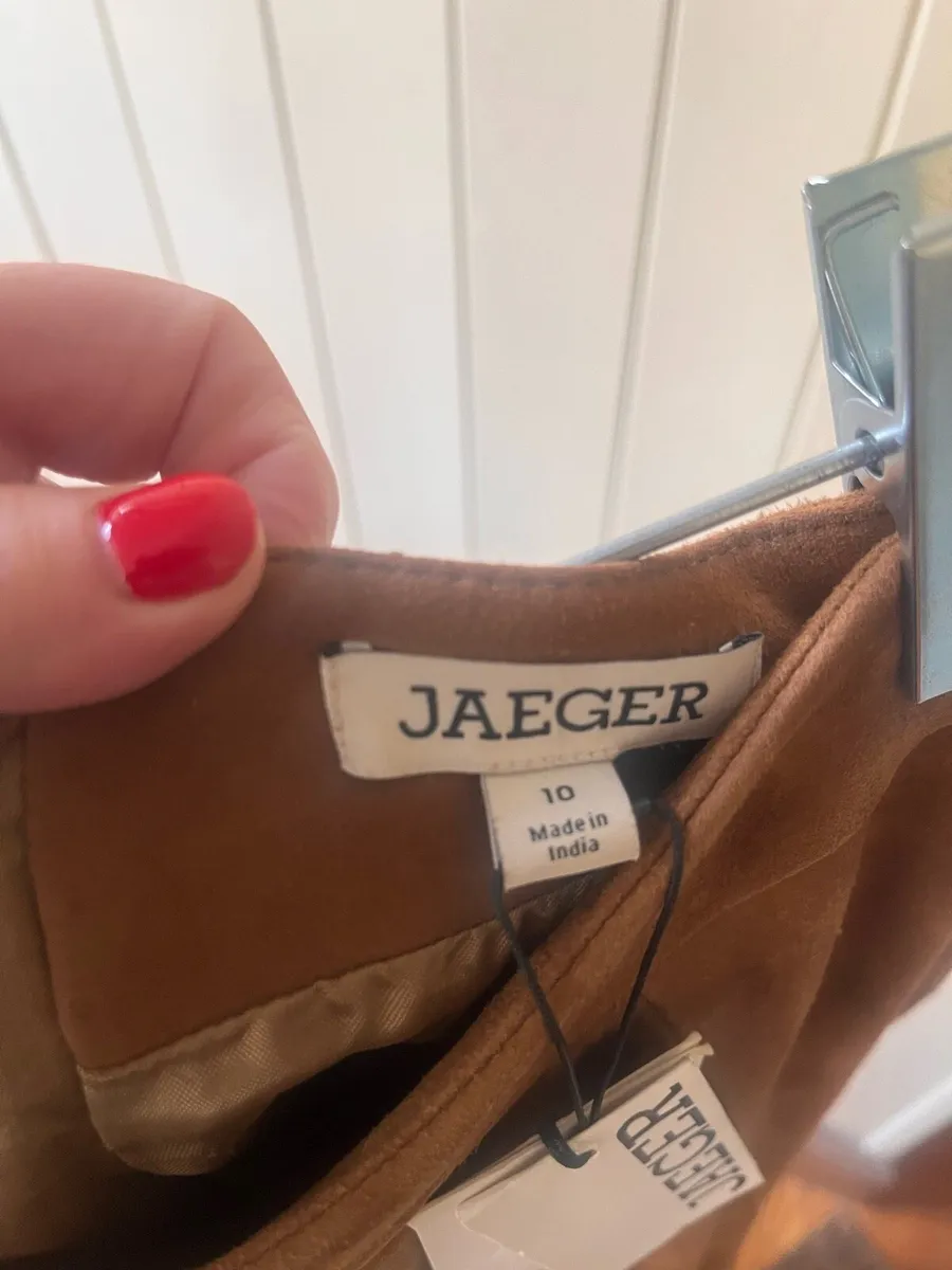 Jaeger Duede brown long skirt - Image 4