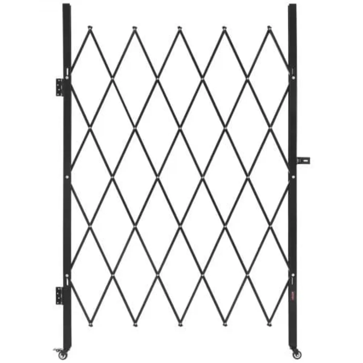Single Folding Security Gate, Lockable Scissor Gat - Image 1