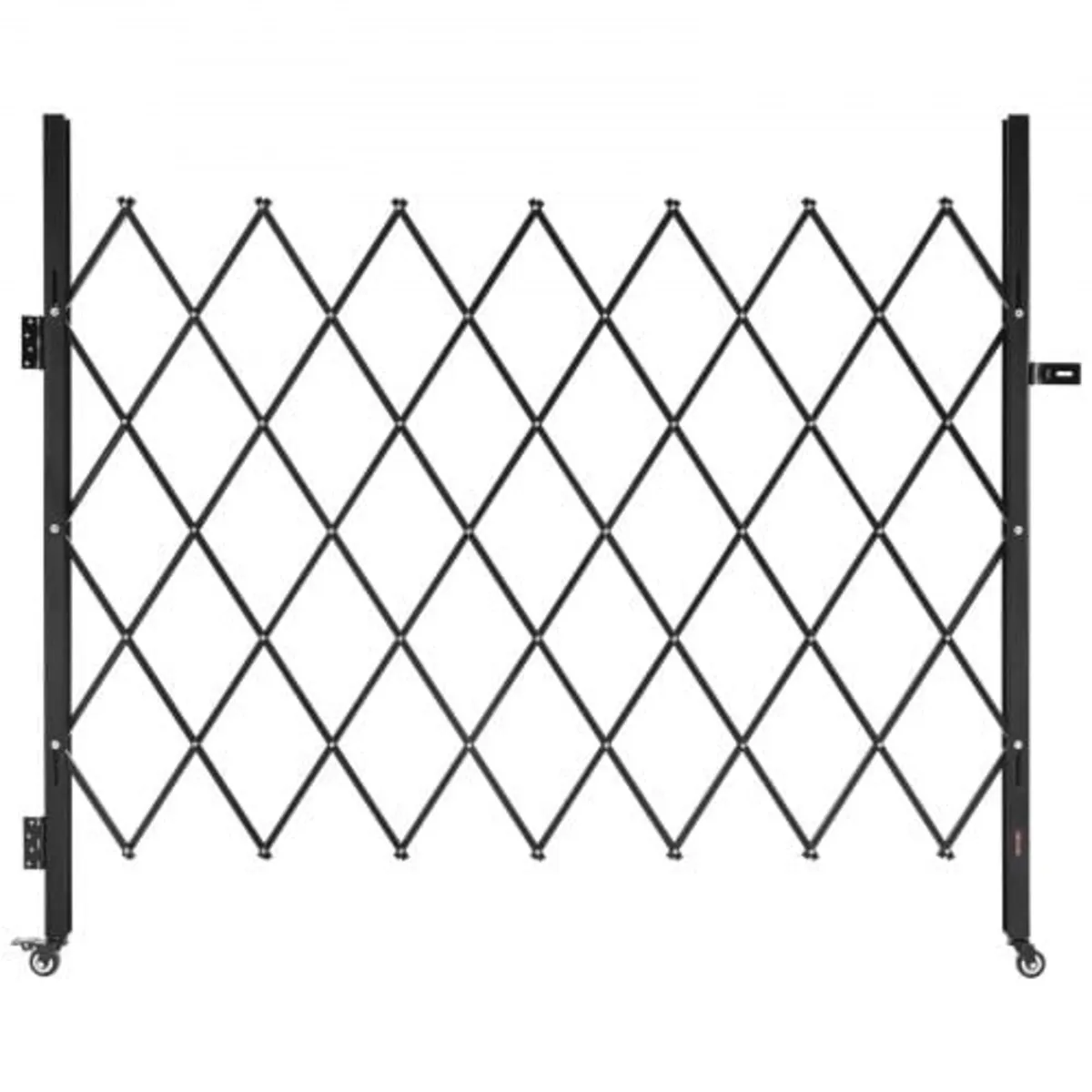 Single Folding Security Gate, Lockable Scissor Gat - Image 1