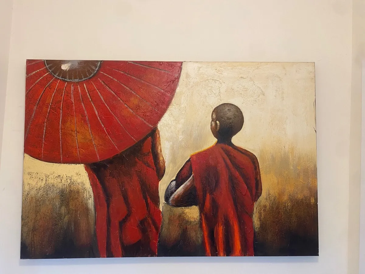 Large Oil Painting on Canvas – 120 x 80 cm - Image 1