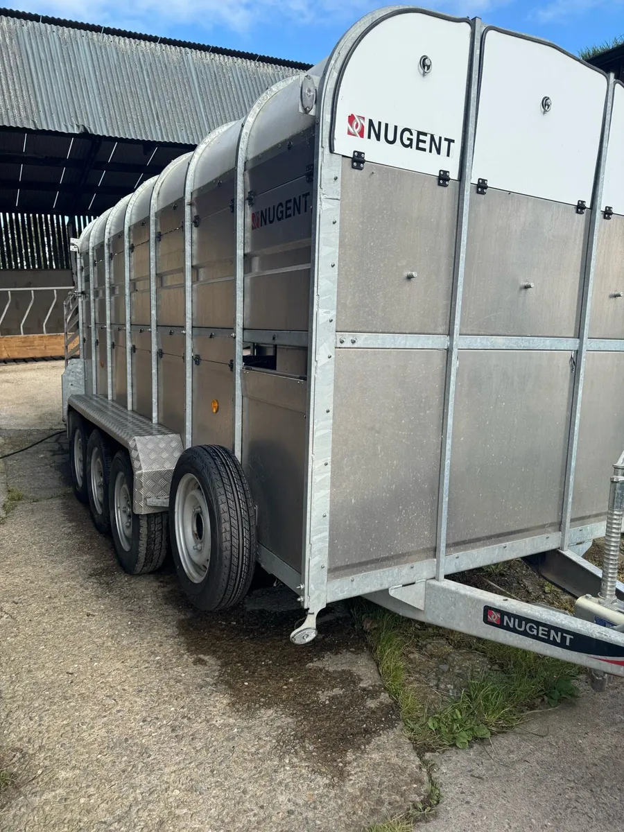 Nugent livestock Cattle Trailer No Vat - Image 1