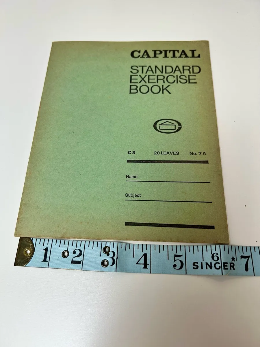 Vintage Capital Exercise copy book from 1970s 1980 - Image 4