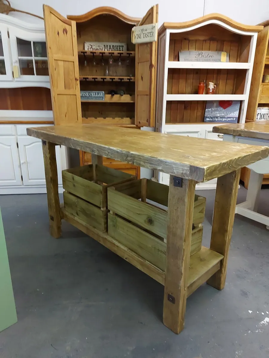 Handmade kitchen furniture, pine workshop - Image 1