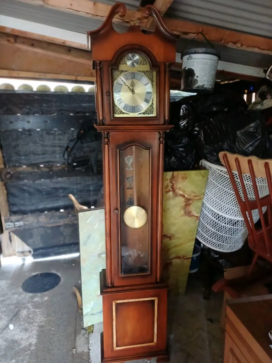Vintage Grandfather Clock - Image 1