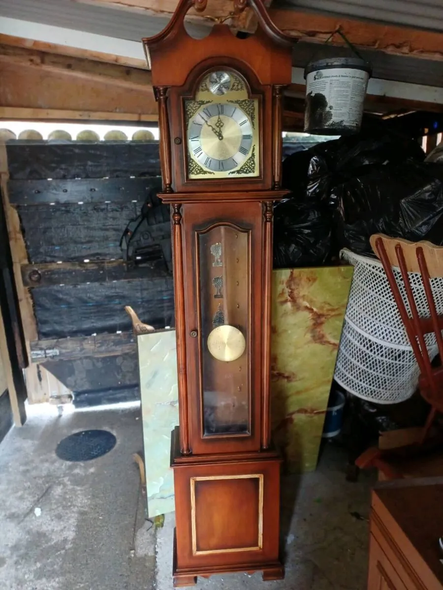 Vintage Grandfather Clock - Image 4