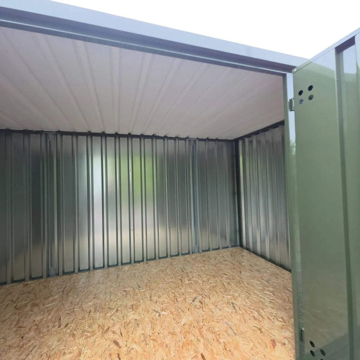 CUBE Heavy Duty Steel Shed 2m×4m (6.6ft × 13.1ft) - Image 3