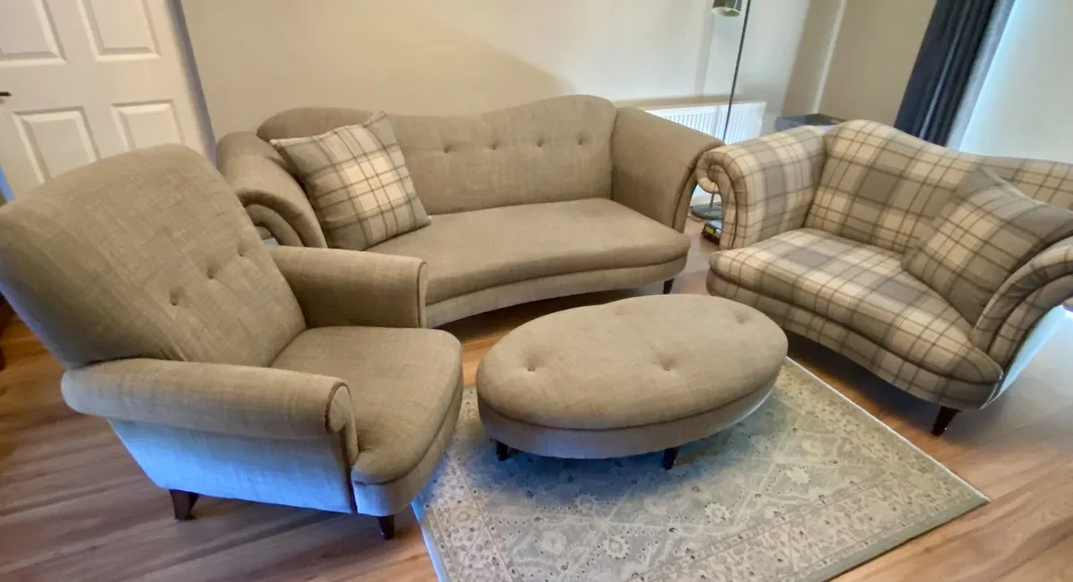 4-Piece Sofa Suite (Immaculate Condition) - Image 1
