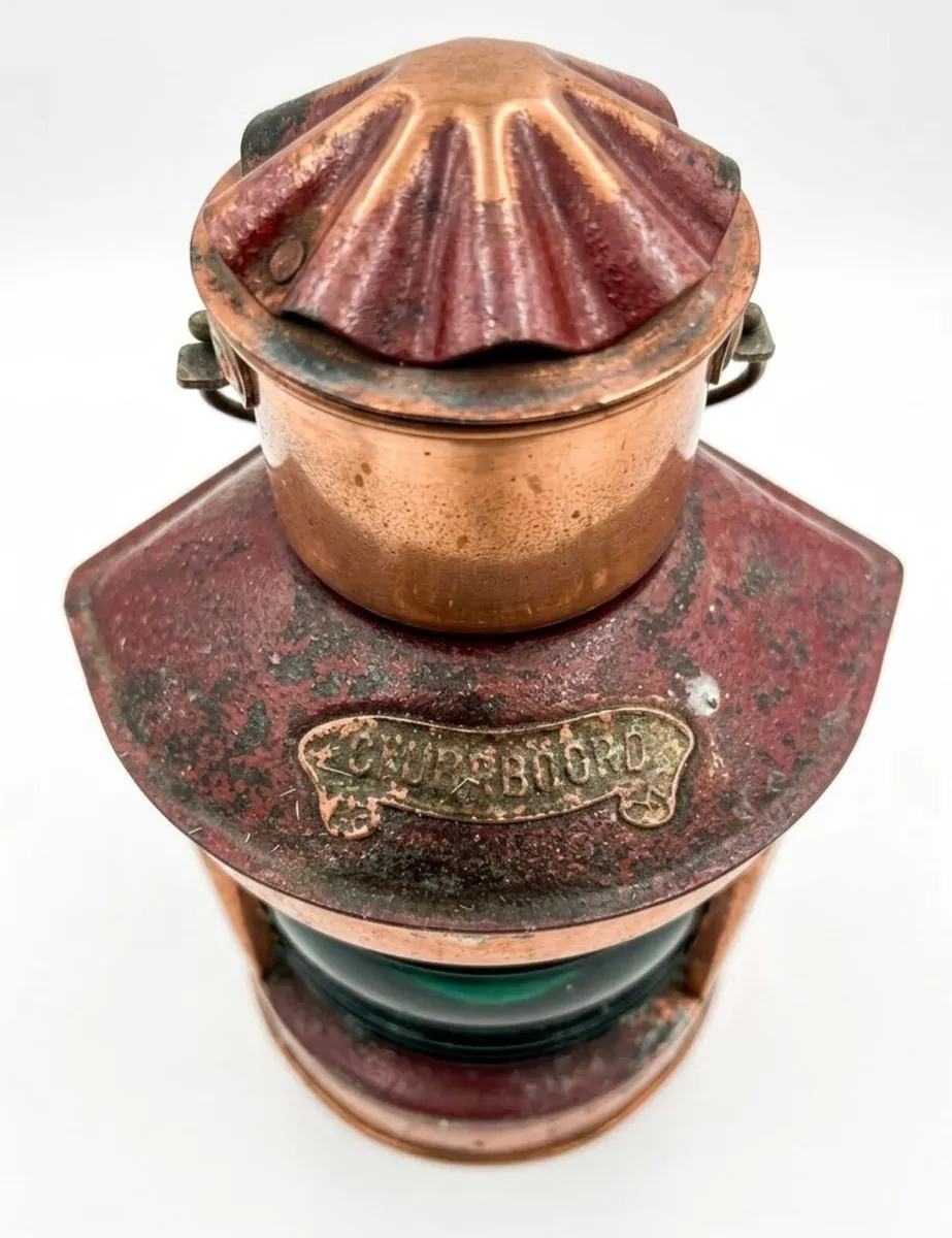 Vintage Copper Ship's Lantern - Image 2