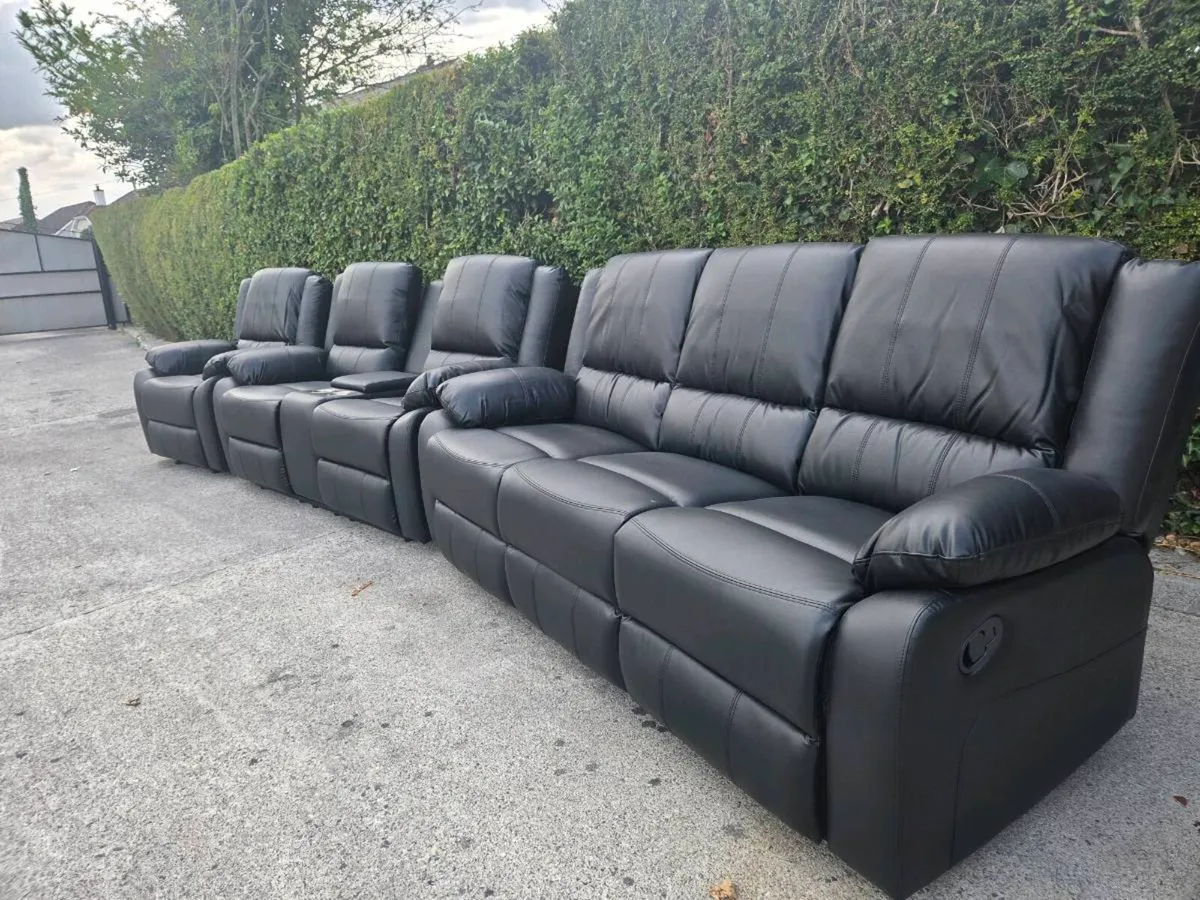 New Larson Leather Sofa Sets Free Delivery - Image 2