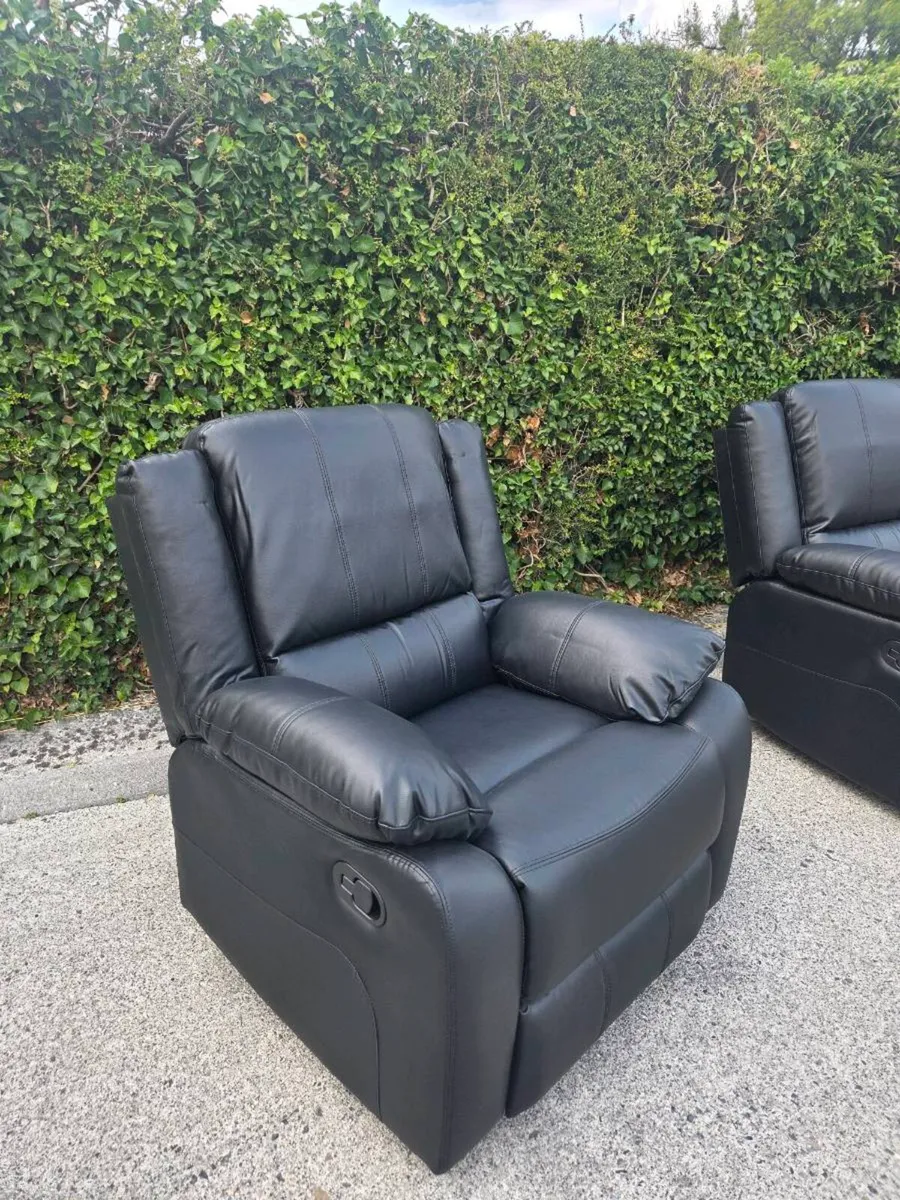 Brand New Leather Recliner Sofa Sets - Image 3