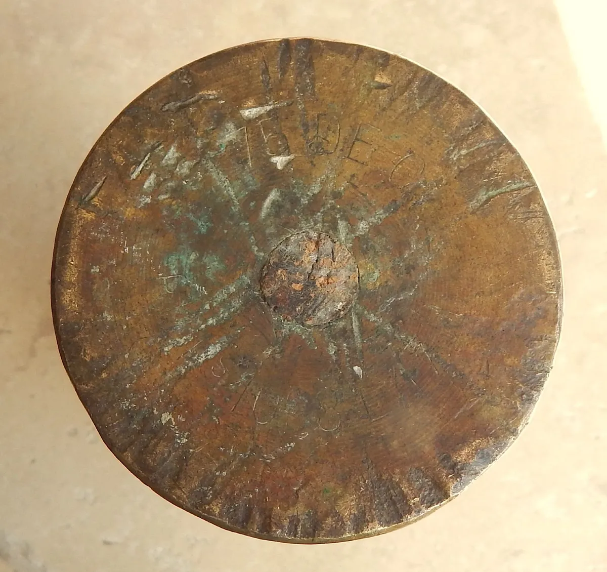 Vintage Brass Trench 75mm Art Artillery Shell - Image 4