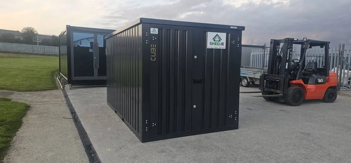CUBE Heavy Duty Steel Shed 2m×4m (6.6ft × 13.1ft) - Image 3