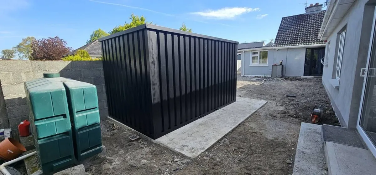 CUBE Heavy Duty Steel Shed 2m×4m (6.6ft × 13.1ft) - Image 2